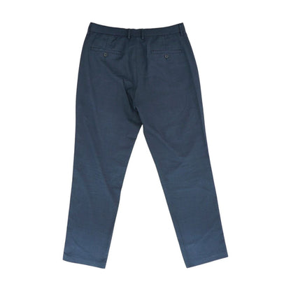 Navy Solid Dress Pants