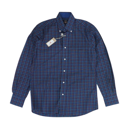 Multi Plaid Long Sleeve Button Down