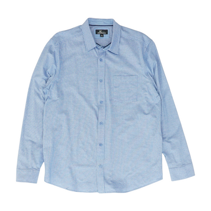Blue Check Long Sleeve Button Down