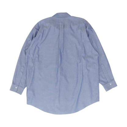Blue Print Long Sleeve Button Down