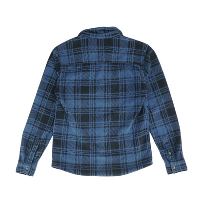 Blue Plaid Flannel Button Down