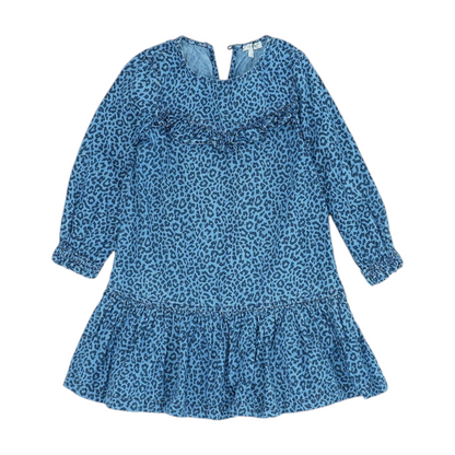 Blue Animal Print Dress