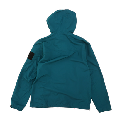 Teal Solid Rain Jacket