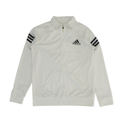 White Solid Active Jacket