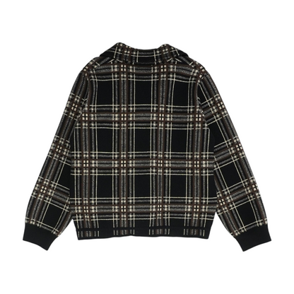 Black Plaid Jacket