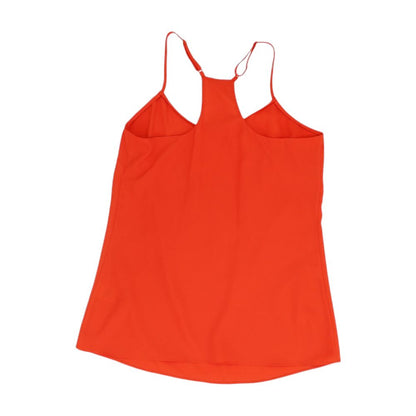 Red Solid Sleeveless Blouse