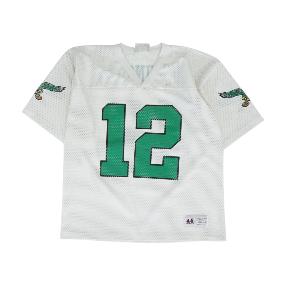 Men's White Philadelphia Eagles Short Sleeve Jersey