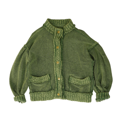 Green Solid Jacket