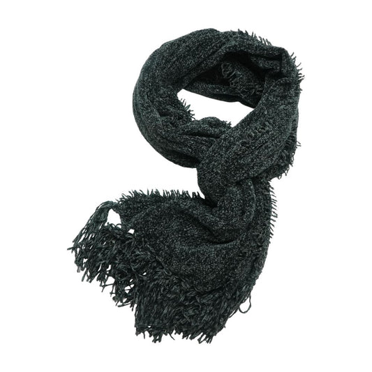 Black Polyester Scarf