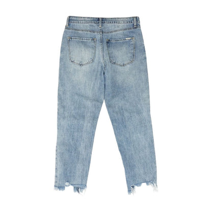Blue Solid Jeans