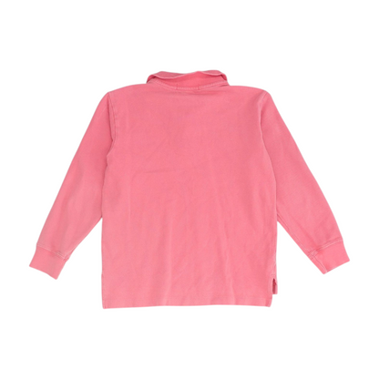 Pink Long Sleeve Polo