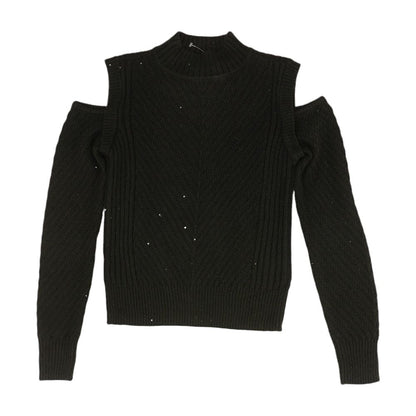 Black Solid Sweater