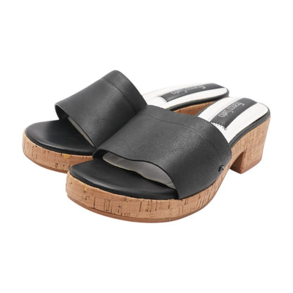 Black Casual Slide Sandals