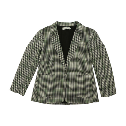 Green Check Blazer