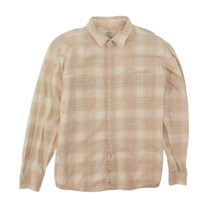 Pink Plaid Flannel Button Down