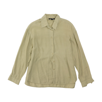 Green Button Down
