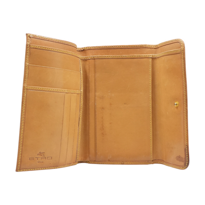 Paisley Jacquard Canvas Etro Wallet