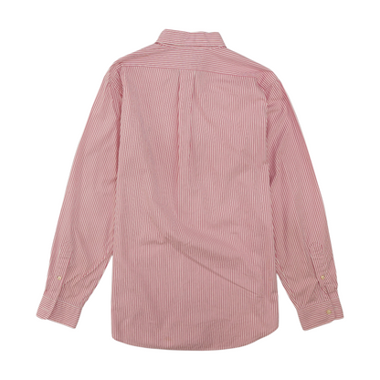 Pink Striped Long Sleeve Button Down