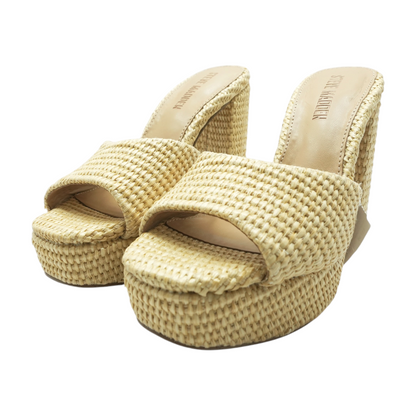 Tan Heeled Sandals