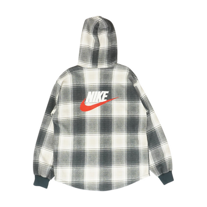 Black Plaid Flannel Button Down