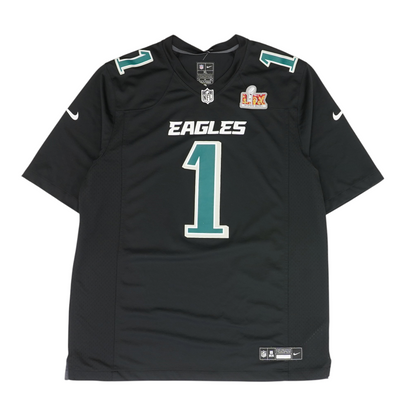 Men's Black Philadelphia Eagles Short Sleeve Jersey