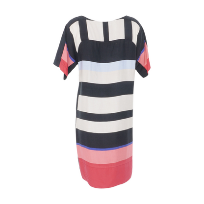 Black Striped Midi Dress