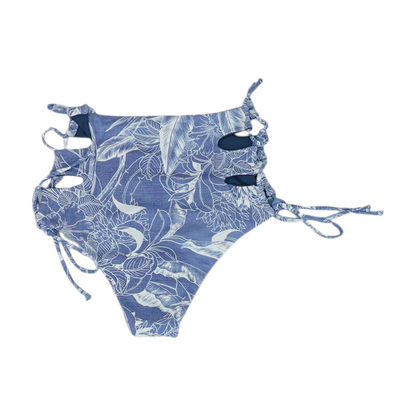 Blue Tropical Swim Bottom