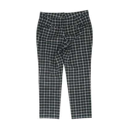 Black Petite Plaid Pants