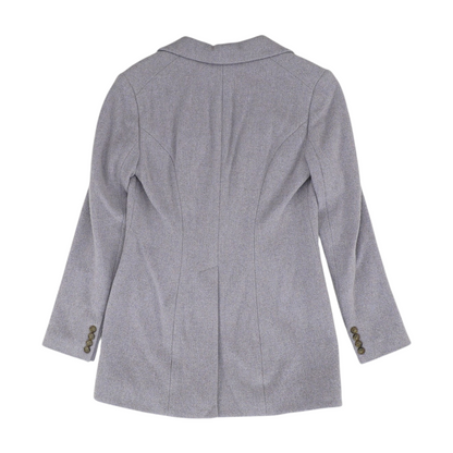 Purple Solid Blazer