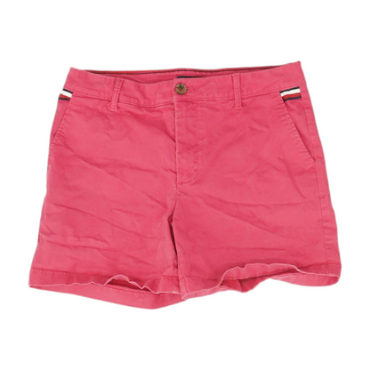 Pink Solid Chino Shorts