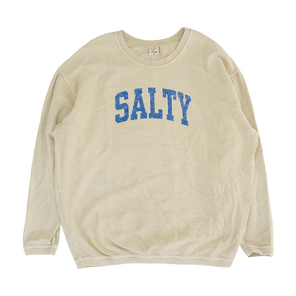 Tan Solid Sweatshirt Pullover