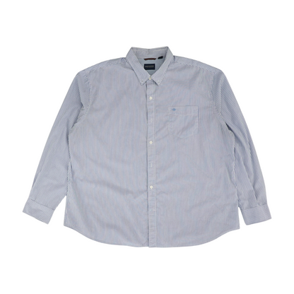 Blue Striped Long Sleeve Button Down