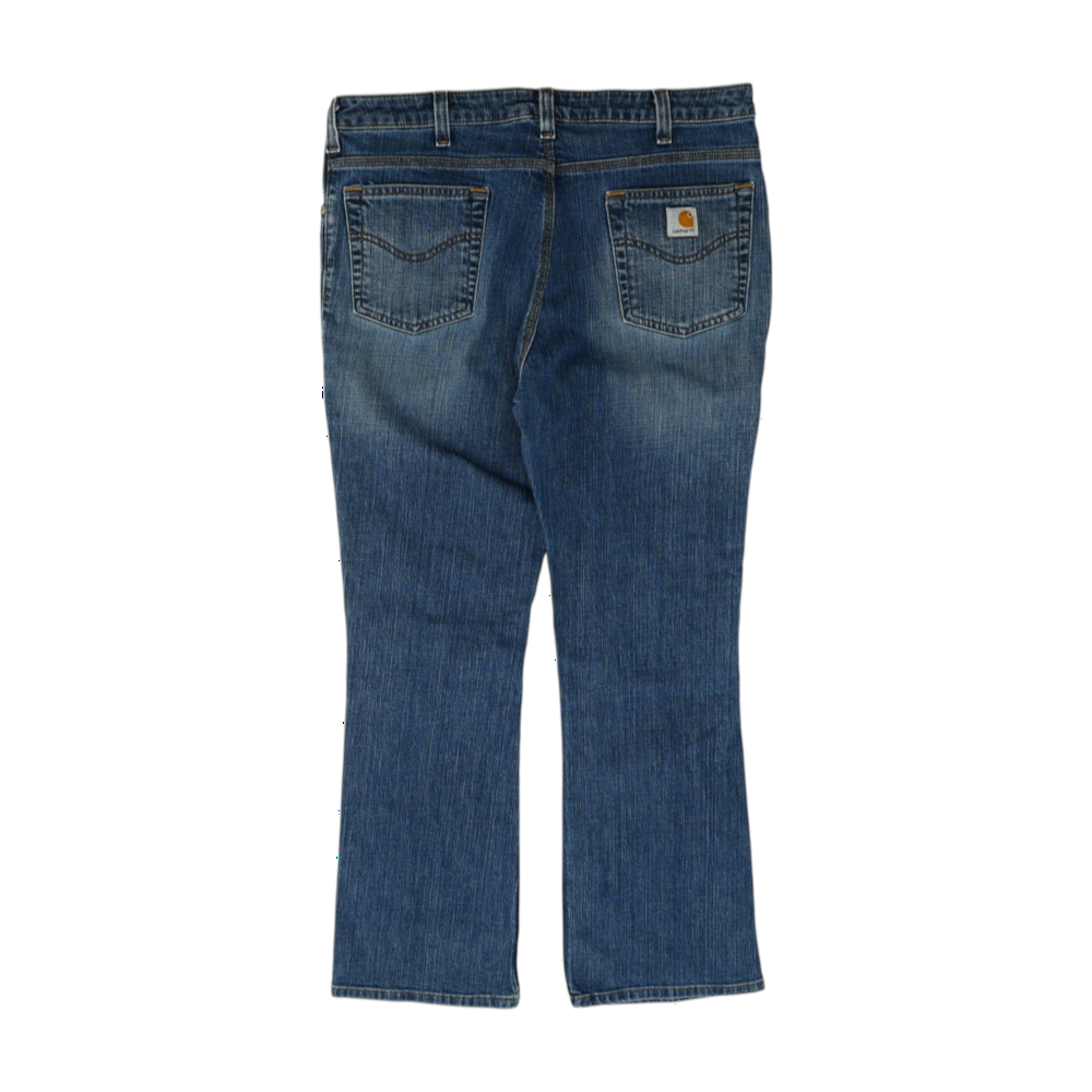Carhartt Blue Bootcut Jeans – Image 2