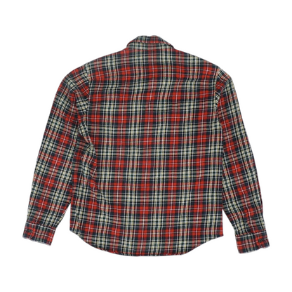 Red Plaid Flannel Button Down