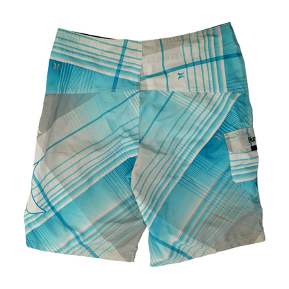 Blue Plaid Swim Bottom