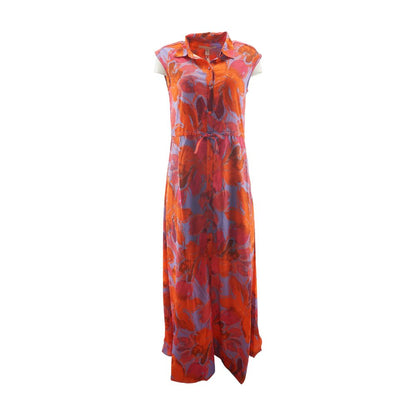 Multi Floral Midi Dress