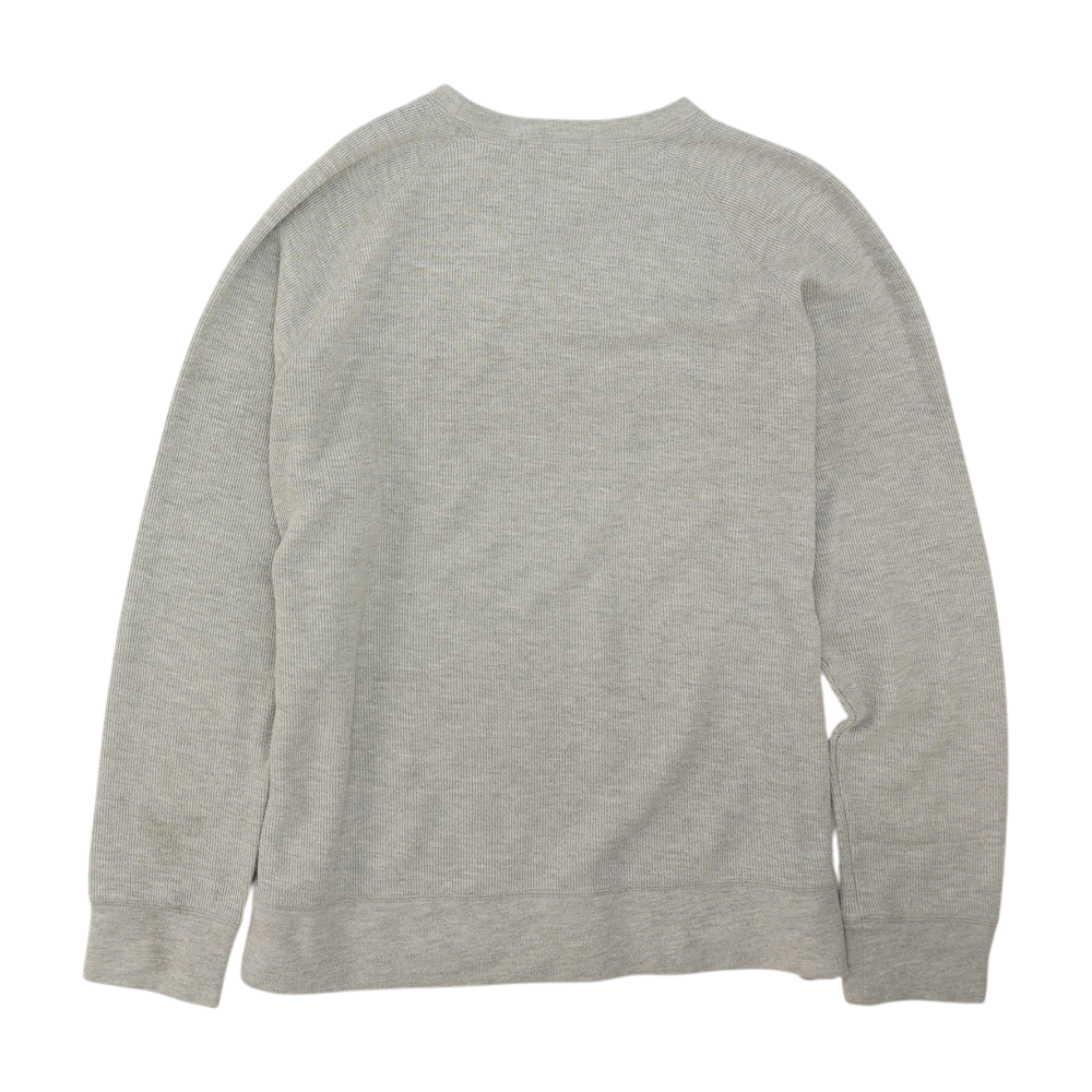 Gray Solid Sweatshirt Pullover