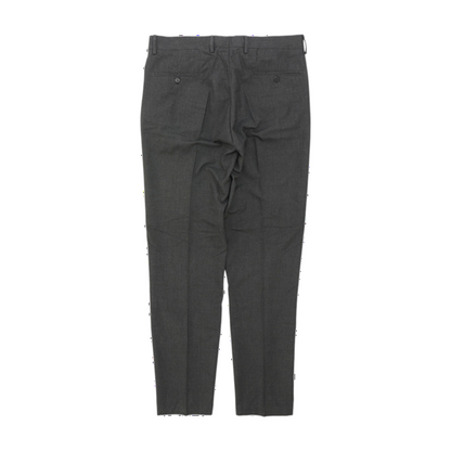 Gray Striped Slim Pants