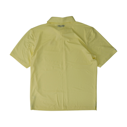 Yellow Solid Short Sleeve Polo