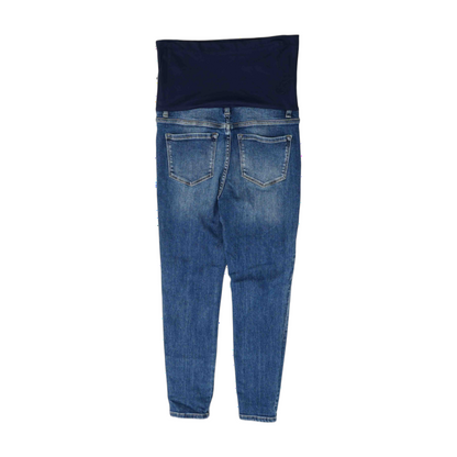 Blue Maternity Tapered Jeans