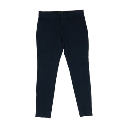 Navy Solid Capri Pants