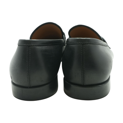 Black Moccasin with Gancini Ornament