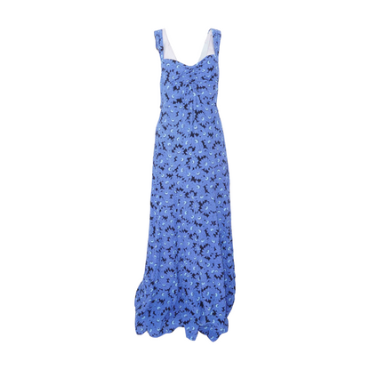 Blue Floral Maxi Dress