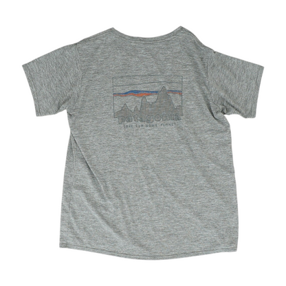 Gray Print Active T-Shirt