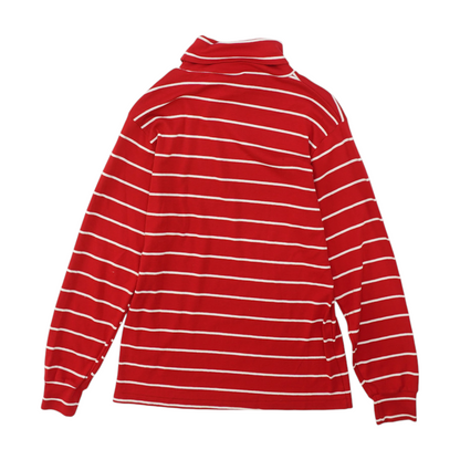 Vintage Red Striped Long Sleeve Shirt