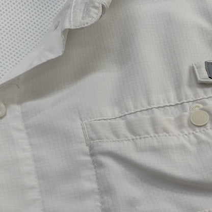 White Check Outdoor Button Down