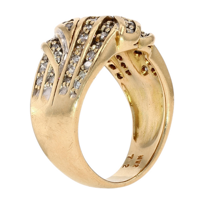 3/8 ctw 14K Yellow Gold Diamond Band Ring
