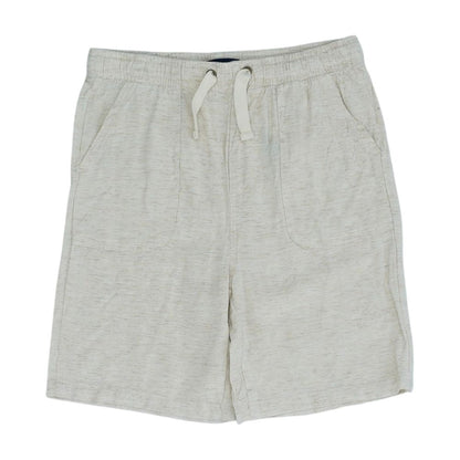Beige Solid Active Shorts