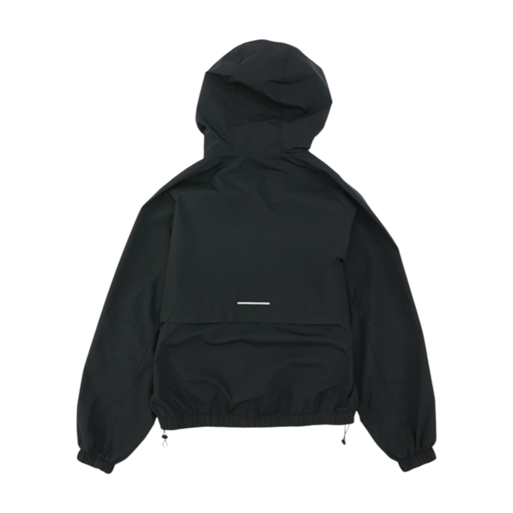 Black Solid Active Jacket
