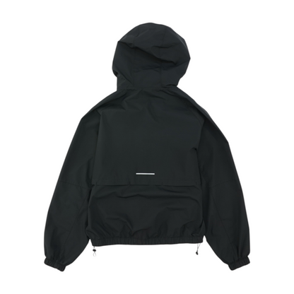 Black Solid Active Jacket
